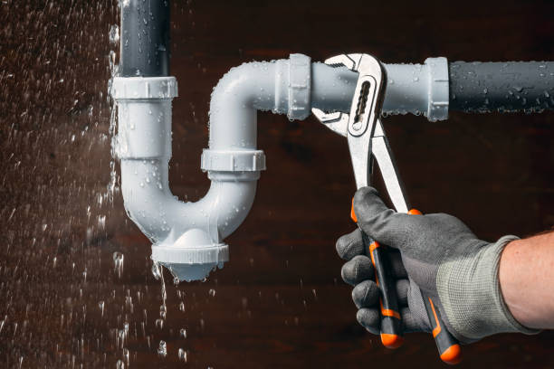 Professional Drain Cleaning technician working in Port Jefferson, NY